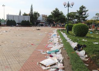 Bảo Lộc: Hội chợ đi qua, rác ngập tràn ở lại