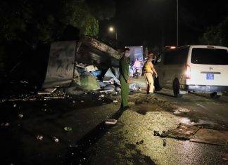 Tai nạn trên đèo Bảo Lộc, hai nữ sinh tử vong