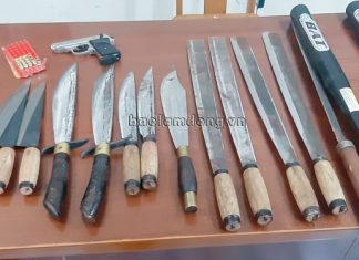 Lâm Đồng: Tạm giữ 9 đối tượng cùng súng đạn và nhiều hung khí