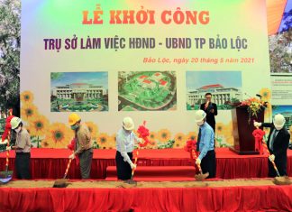 Khởi công xây dựng trụ sở làm việc HĐND – UBND TP Bảo Lộc