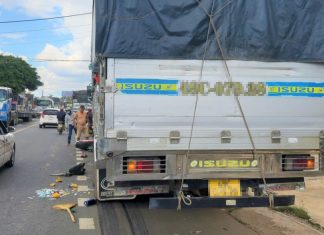 Bảo Lộc: Xe máy va chạm với xe tải, nam thanh niên tử vong tại chỗ