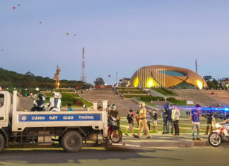 Đà Lạt: Tăng cường phòng chống dịch Covid-19 tại khu vực Quảng trường Lâm Viên