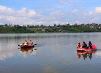 Lật xuồng máy trên Hồ Tây Di Linh, một người mất tích