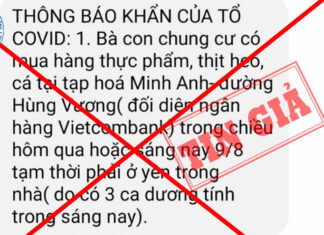Lâm Đồng: Thông tin ”có 3 ca dương tính với Covid-19 tại đường Hùng Vương” là sai sự thật