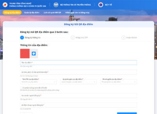 Hướng dẫn đăng ký điểm kiểm dịch (lấy Mã QR Code để ghi nhận người đến và đi các địa điểm công cộng)