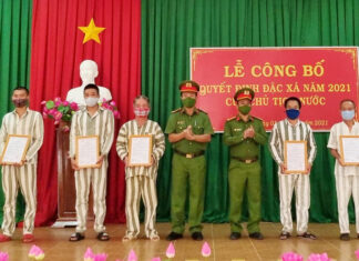 Trại giam Đại Bình công bố quyết định đặc xá của Chủ tịch nước cho phạm nhân đợt 2/9