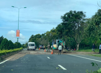 Lâm Đồng: Ô tô mất lái tông vào hộ lan trên cao tốc, một người tử vong