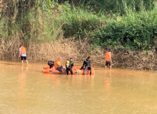 Đạ Tẻh: Huy động lực lượng tìm kiếm nạn nhân rơi xuống sông mất tích