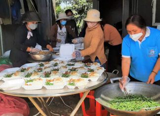 Bảo Lâm: Bếp ăn 0 đồng phục vụ người dân cách ly tại B’Đơr
