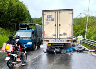 Tai nạn liên hoàn trên đèo Bảo Lộc, 2 người tử vong tại chỗ