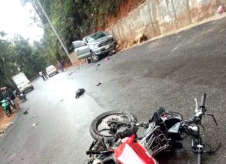 Bảo Lâm: Xe ô tô va chạm với xe máy trên đèo B40, 1 người tử vong tại chỗ