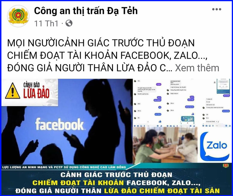 Lâm Đồng: Cần cảnh giác với các thủ đoạn lừa đảo trên không gian mạng