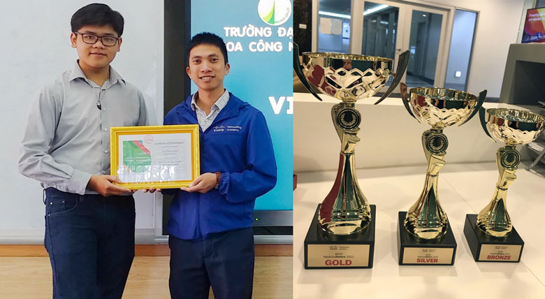 Sinh viên Trường Đại học Đà Lạt đoạt giải nhì chung kết Cuộc thi APJC NetAcad Riders 2022 châu lục