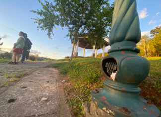 Đà Lạt: Hàng loạt trụ đèn công viên bị trộm nắp ốp