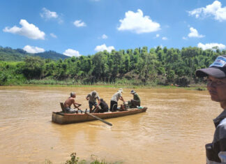 Di Linh: Lật xuồng trên hồ thủy điện, 1 người mất tích