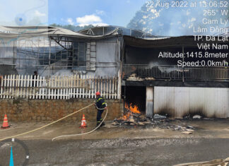 Đà Lạt: Cháy lớn tại Nông trại Cún