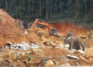 Bảo Lộc: Thu giữ toàn bộ tang vật tại hiện trường khai thác cát lậu