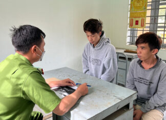 Di Linh: Bắt giữ 2 đối tượng tổ chức sử dụng trái phép chất ma tuý