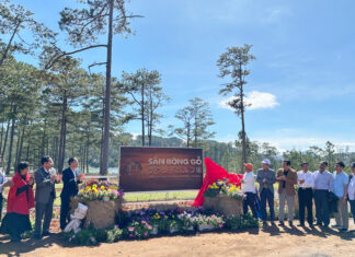 Lạc Dương: Khai trương sân bóng gỗ Nhật Bản