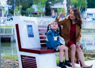 Độc đáo ghế công viên gắn loa truyền thanh thông minh tại Đà Lạt