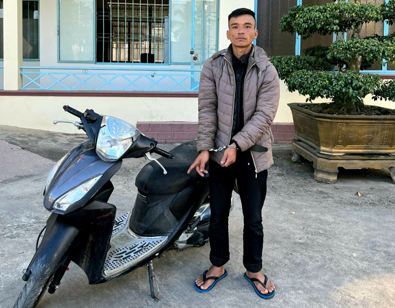Bắt giữ đối tượng trộm xe máy từ Đạ Tẻh lên Bảo Lộc cất giấu
