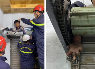 Đà Lạt: Kịp thời giải cứu cháu bé bị cửa cuốn tay