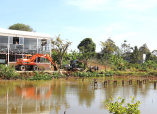 Bảo Lộc: Cưỡng chế tháo dỡ, thu hồi hàng ngàn mét vuông đất mặt nước hồ Nam Phương 1 bị lấn chiếm trái phép