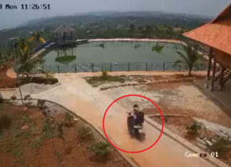 Lâm Hà: Lao xe máy xuống hồ nước, 2 người tử vong