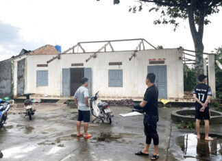 Bảo Lộc: Giúp người dân khắc phục hậu quả lốc xoáy