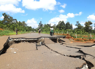 Sụt lún chia cắt hoàn toàn đường tránh phía Nam Bảo Lộc