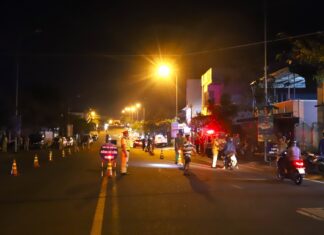 Tổ công tác Bộ Công an kiểm tra, xử lý vi phạm nồng độ cồn tại Bảo Lộc