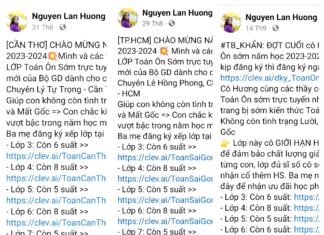 Giả mạo giáo viên Trường chuyên ở Bảo Lộc để mời học toán online