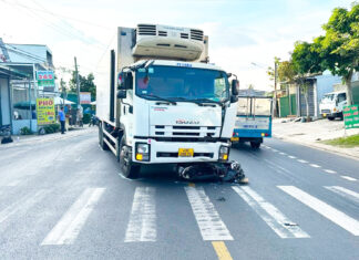 Bảo Lộc: Va chạm với xe tải, người đi xe máy tử vong