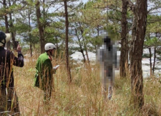 Đà Lạt: Phát hiện người đàn ông tử vong trong tư thế treo cổ trên núi Hòn Bồ