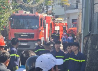 Đà Lạt: Cháy nhà từ đường trên đường Hùng Vương
