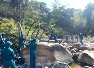 Đạ Huoai: Huy động hàng chục người tìm nguồn nước để Trạm cấp nước Đạ M’ri hoạt động trở lại