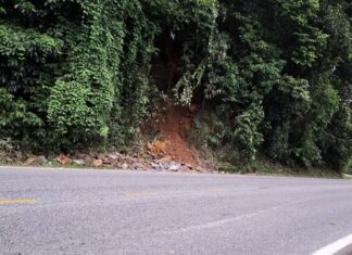 Điểm sạt lở trên đèo Bảo Lộc đã được khắc phục