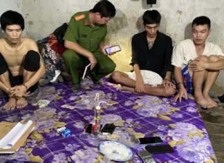 Đạ Tẻh: Bắt quả tang 3 đối tượng tổ chức sử dụng ma túy
