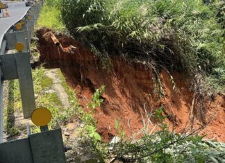 Sạt lở đường đèo Tà Nung – Đà Lạt