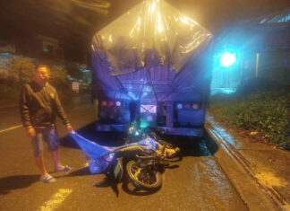 Bảo Lộc: Tông vào xe đầu kéo đậu bên đường, người đàn ông đi xe máy tử vong