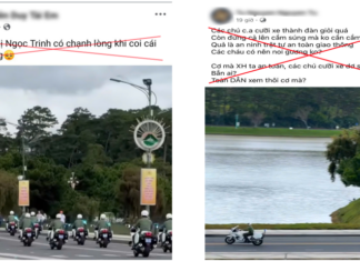 Thông tin “Đoàn xe mô tô của công an biểu diễn lạng lách, đánh võng, coi thường quy định pháp luật” tại TP Đà Lạt, tỉnh Lâm Đồng là xuyên tạc, sai sự thật
