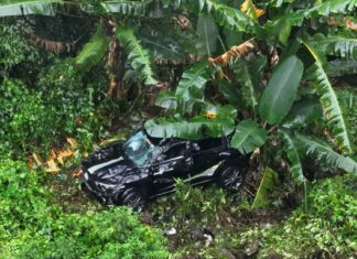 Xe ô tô con rơi xuống vực sâu trên đèo Bảo Lộc, 2 người thương vong