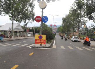 Bảo Lộc: Phân luồng giao thông trên đường 28 tháng 3 từ ngày 13 đến 15/12