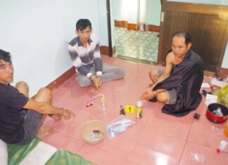 Bảo Lâm 1: Bắt quả tang nhóm đối tượng thuê nhà tổ chức sử dụng ma túy