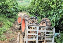 Lâm Đồng: Lật xe máy cày khiến 1 người đàn ông tử vong tại chỗ