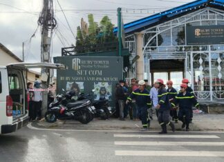 Sập dầm bê tông mái nhà ở phường Lâm Viên – Đà Lạt, nam công nhân bị đè tử vong